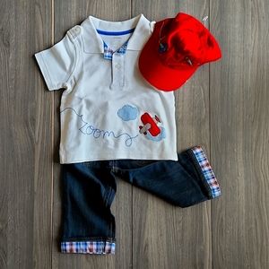 Gymboree Zoom Outfit NWT